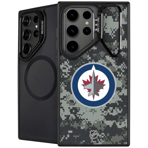 NHL Winnipeg Jets Camo Galaxy S25 Ultra Kickstand Case